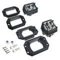 Oracle 15-23 Ford F-150 A-Pillar Hood Mount Brackets w/ VEGA Series 4 Spotlights