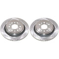 Power Stop 22-24 Jeep Grand Wagoneer Rear Drilled & Slotted Rotor (Pair)