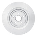 R1 20-24 Toyota Highlander Hybrid Front Left Drilled & Slotted Black Brake Rotor