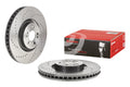 Brembo 17-22 Porsche 718 Boxster/Porsche 718 Cayman/09-16 911 Front Left Drilled UV Coated Rotor
