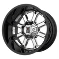 XD825 20X12 5X5.0/5.5 PVD G-BLK LIP -44MM