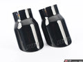 Double-Walled 3.5 Inch Slash-Cut Tips (Diamond Black) Set of 2 Fits Universally on Various APR Exhaust Systems APR