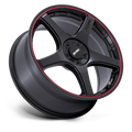 PE003 17X8 5X4.25/4.5 M-BLK RD-LP 4