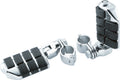 Kuryakyn Dually ISO  Pegs With 1-1/4inch Clamp Chrome (Pair)