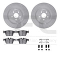 R1 Concepts Brake Rotor- Blank with Optimum Oe Pads Hdw Fits Volvo XC90