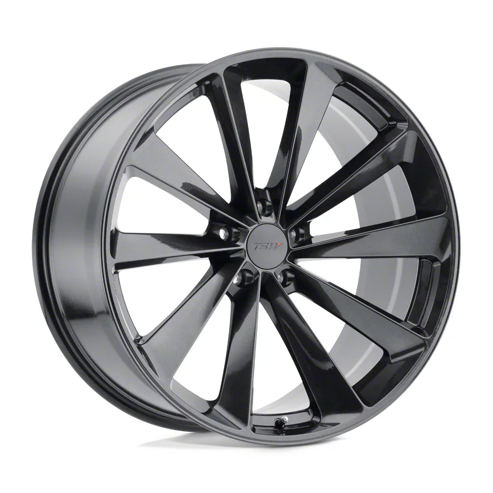~(39 lbs. 24X24X12)~ TSW AILERON 22x10.5 5/120 ET35 CB76.1 METALLIC GUNMETAL