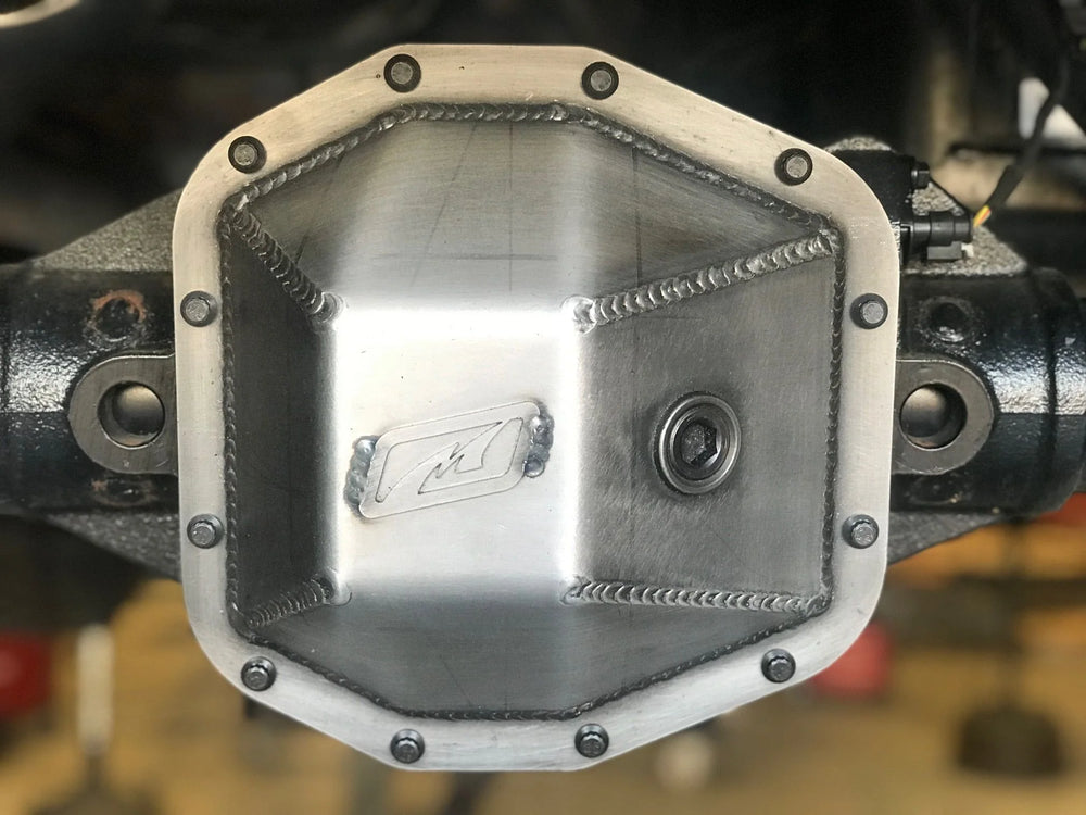 Jeep JL Differential Cover Front AND Rear Package 2018-Pres Wrangler JL Rubicon Dana 44 Bare Steel Motobilt