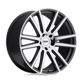~(42 lbs. 24X24X12)~ TSW GATSBY 22x10.0 5/112 ET44 CB66.56 GUNMETAL W/MIRROR CUT FACE