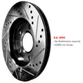 R1 Concepts Brake Rotor- Blank Fits Cadillac XLR