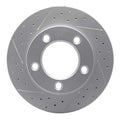 DFC 07-15 Ford Edge Front Left Drilled & Slotted Geoperformance Rotor