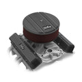 14x4 Die Cast Finned Alm Air Cleaner Black