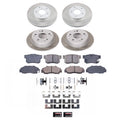 Power Stop 98-02 Honda Accord Front and Rear Semi-Coated Rotor Kit