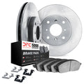 DFC 74-80 Ford Mustang II Front Rotors with 5000 Advanced Brake Pads w/Hardware