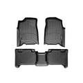 WeatherTech 04-11 Chevrolet Colorado Front and Rear Floorliners - Black
