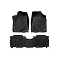 WeatherTech Black Front and Rear Floorliners Fits -20-19 Highlander 44632-1-2
