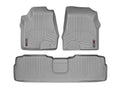 WeatherTech 06-07 Toyota Highlander Front and Rear Floorliners - Grey
