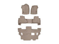 WeatherTech Tan Front and Rear Floorliners Fits -20-20 Cadillac Chevrolet GMC 45607-1-2