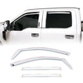 Putco 17-20 Ford SuperDuty - Crew Cab (Set of 4) Element Chrome Window Visors