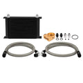 Mishimoto Universal 19 Row Oil Cooler - Black
