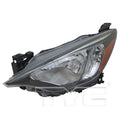 LH HEADLAMP ASSY COMPOSITE SCION IA 20162016 CAPA; SEDAN TOYOTA YARIS 20162020