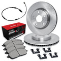 R1 15-20 BMW M4 Rear Right Drilled Geo-Carbon Series Rotor