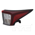 CAPA 1922 TY PRIUS UPPER QTR TAIL LIGHT ASSY LH