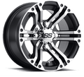 ITP SS 212 14x6 / 4x137 BP / 4+2 Offset Black Wheel