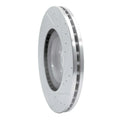 R1 Concepts Brake Rotor Drilled and Slotted Silver Fits Mercedes-Benz G55