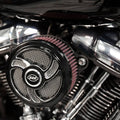 S&S Cycle Stealth Applications Torker Air Cleaner Cover w/ Machined Highlights - Gloss Black