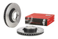 Brembo 10-16 Porsche Panamera Front Right Premium UV Coated OE Equivalent Rotor