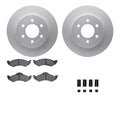 DFC 07-14 Nissan Versa Front Geospec Rotors with 5000 Advanced Brake Pads w/Hardware