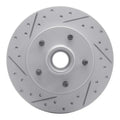 R1 82-95 Buick Regal Front Right Drilled & Slotted Geo-Carbon Rotor