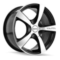 TOUREN TR9 3190 GLOSS BLACK MACHINED 16X7 5-105/5-108 42MM 72.62MM