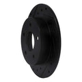 R1 04-07 Volvo S60/V70 Front Left Slotted Black Brake Rotor