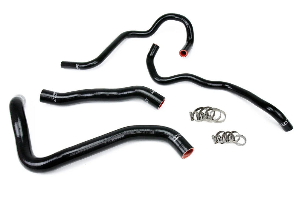HPS Performance Black Reinforced Silicone Radiator + Heater Hose Kit for Honda 13-17 Accord 3.5L V6 LHD