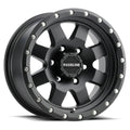 Raceline 840 Arsenal 15x5in / 5x114.3 BP / 0mm Offset / 3.19mm Bore - Black & Machined Wheel