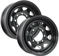 Raceline 840 Arsenal 15x5in / 5x114.3 BP / 0mm Offset / 3.19mm Bore - Black & Machined Wheel