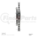 DFC 15-20 Dodge Challenger Front GeoSPEC Coated Rotor - Slotted