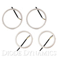 Diode Dynamics Halo Lights LED 70mm/80mm - Red Four