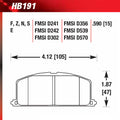 Hawk Performance auto part close-up