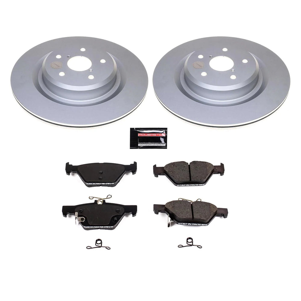 Power Stop 19-20 Subaru Ascent Rear Z17 Coated Brake Kit