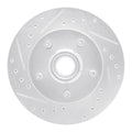 DFC 98-02 Ford Ranger (USA/Canada) Front Left Drilled & Slotted Silver Brake Rotor