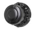 BLACK HUB COVER KIT ABS BLK REAR 10