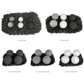 4IN CANNON BALL 8 PC SET BLACK