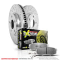 Power Stop 93-95 Honda Civic Front Z26 Street Warrior Brake Kit