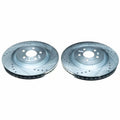 Power Stop 13-19 Ford Explorer Rear Evolution Drilled & Slotted Rotors - Pair