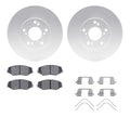 DFC 02-15 Acura ILX Front Geospec Rotors with 5000 Advanced Brake Pads w/Hardware
