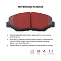 DFC 02-15 Acura ILX Front Geospec Rotors with 5000 Advanced Brake Pads w/Hardware