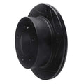 R1 03-06 Kia Sorento Rear Right Drilled & Slotted Black Brake Rotor