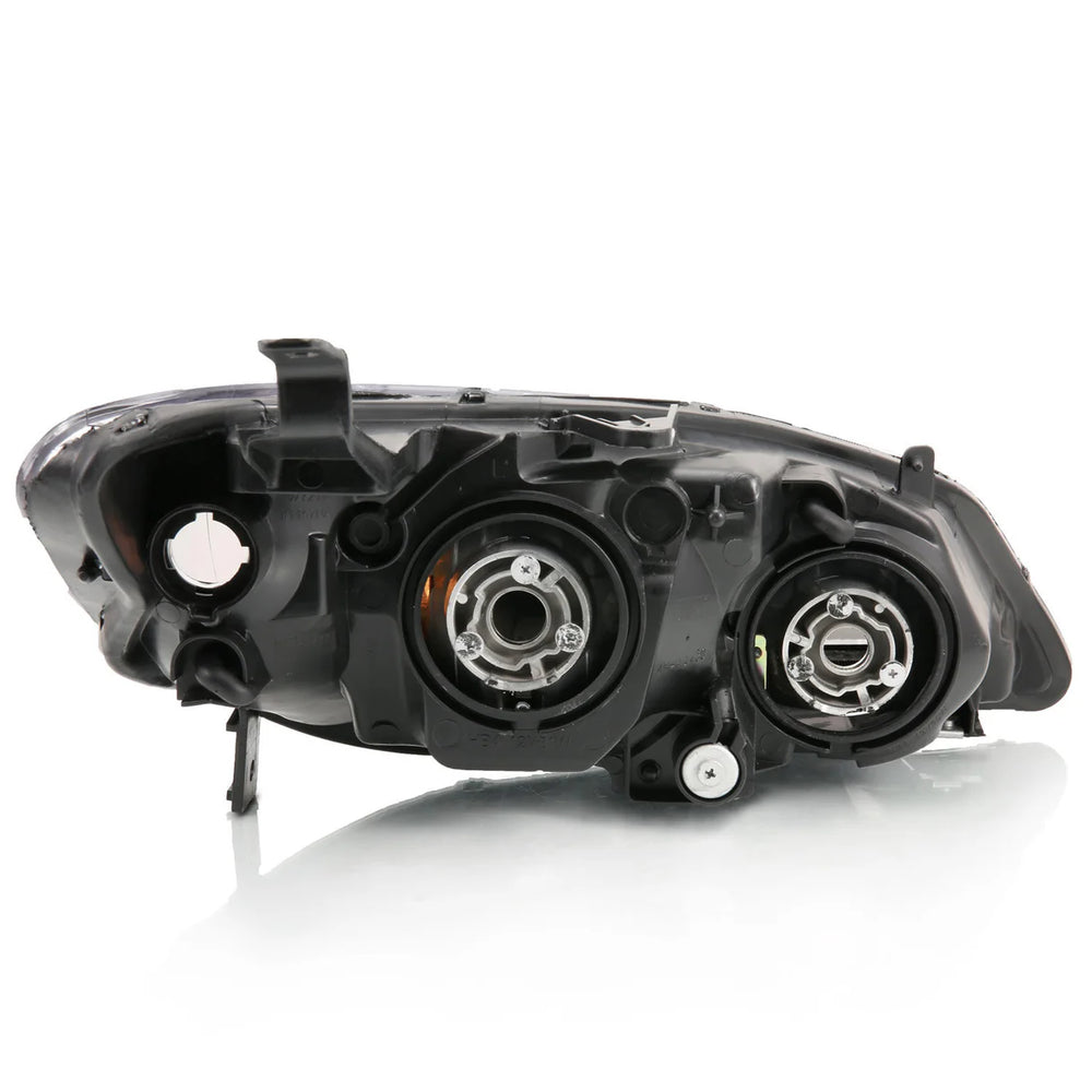 CRYSTAL HEADLIGHT BLACK AMBER(OE REPLACEMENT)